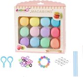 Educatief Spel Macarons Slime Kit Klei (12 pcs) (Gerececonditioneerd A+)