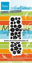 Marianne Design Craftables Snijmallen - Knopen