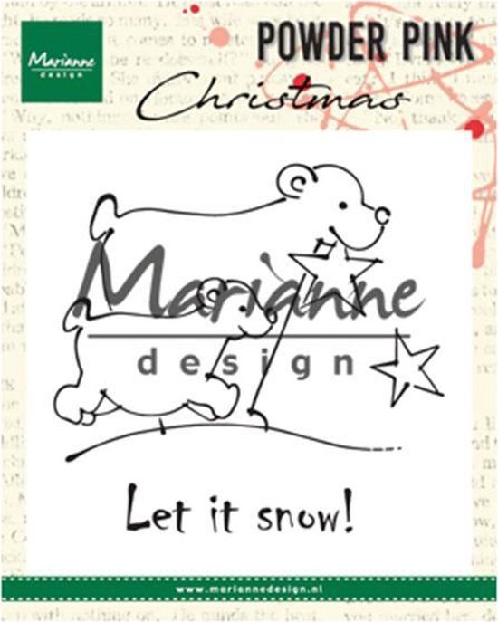 Marianne Design timbre ours polaires PP2808 10x12,5 cm | bol.com