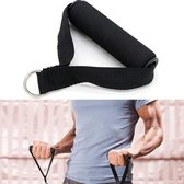 10 STKS Yoga Fitness Trekgordel Handgreep Gymnastiek Hangmat Handvat (Zwart)