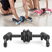 XJFL-1 Sports Abdominal Crunch Roller Automatische rebound Huishoudelijke Sit-Up Aid (zwart)
