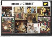 Geboorte Christus – Luxe postzegel pakket (A6 formaat) : collectie van verschillende postzegels van geboorte Christus – kan als ansichtkaart in een A6 envelop - authentiek cadeau -
