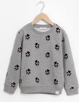 Sissy-Boy - Grijze sweater met all over print