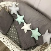 Dolly Slinger Stars Grijs, Mint, Wit