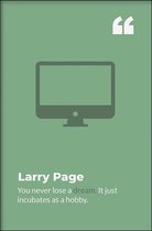 Walljar - Larry Page - Muurdecoratie - Poster met lijst