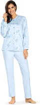 Blauwe flora pyjama Comtessa