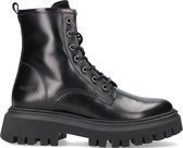 Giga G3797 Veterboots - Laarzen Met Veters - Meisjes - Zwart - Maat 36