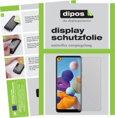 dipos I 4x Beschermfolie mat compatibel met Samsung Galaxy A21 Folie screen-protector (2x Voorkant + 2x Achterkant)