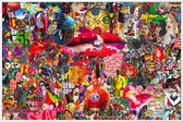 JUNIQE - Poster met kunststof lijst Kiss, 2010 -20x30 /Kleurrijk