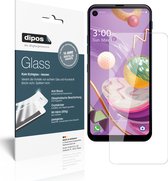 dipos I 2x Pantserfolie helder compatibel met LG Q70 Beschermfolie 9H screen-protector (expres kleiner dan het glas omdat het gebogen is)