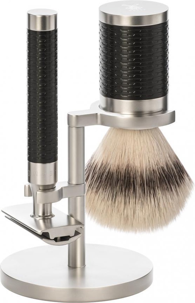 MÜHLE -Scheerset -Roestvrij staal -Silvertip Fibre -Rocca
