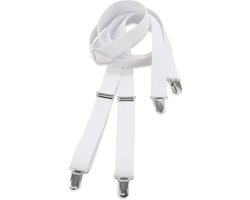 JB Collection - Bretels - bretels wit smal - wit