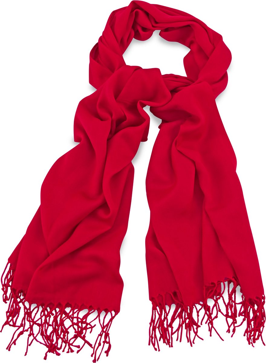 JB Collection - Sjaals - Pashmina rood - rood