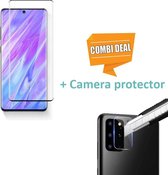 Tempered Glass Screenprotector + camera glass Samsung Galaxy S20 Plus