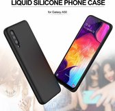 Coque en silicone Shieldcase Samsung Galaxy A50 - noire + protection d'écran en verre