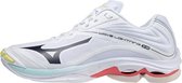 Mizuno Wave Lightning Z6 Dames - Sportschoenen - wit/zwart/oranje - maat 41