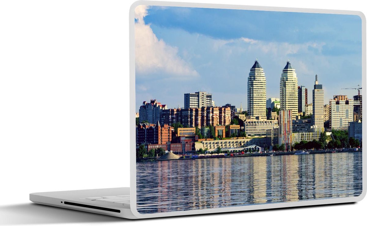 Afbeelding van product SleevesAndCases  Laptop sticker - 10.1 inch -skyline van Dnipro in Oekraïne