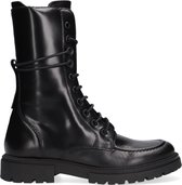 Wysh Dixie Veterboots - Laarzen Met Veters - Meisjes - Zwart - Maat 36