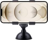 Shop4 - iPhone 13 Pro Autohouder Raamhouder Klem Zwart