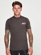 JORCUSTOM HorsePower Slim Fit T-Shirt - Grey - Volwassenen - Maat XL
