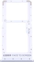 SIM-kaartlade + SIM-kaartlade / Micro SD-kaartlade voor Geschikt voor Xiaomi Redmi Note 10 5G / Poco M3 Pro 5G M2103K19G M2103K19C M2103K19PG M2103K19PI (zilver)
