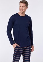 Woody Heren pyjama donkerblauw