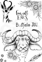 Stempel - Creative Expressions - Pink Ink Designs - Clear stamp - Buffalo Jill