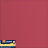 Florence Karton - Zwartberry - 305x305mm - Ruwe textuur - 216g