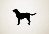 Chesapeaker Bay Retriever - Silhouette hond - L - 71x105cm - Zwart - wanddecoratie