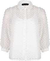 Lofty Manner Blouse Blouse Bowie Mo27 Off White Dames Maat - M