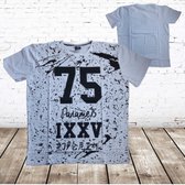 Heren shirt wit 75 -Violento-XL-t-shirts heren