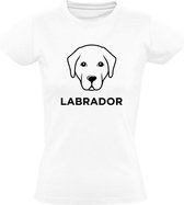 Labrador t-shirt Dames | Hond