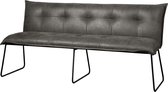 Bankje - seda bench 155 - fabric cherokee 1 grey - metaal