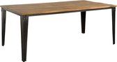 Eettafel - basto - dining table 200x100 - kd - grijs - 200x100x78
