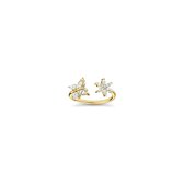 Thomas Sabo Dames-Damesring 925 Zilver 15 Zirkonia 52 Goud 32017902