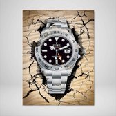 DEVICI Motiverende Wanddecoratie - Muurdecoratie - Rolex Oyster Perpetual Dessert Explorer II - Canvas Wall Art Ingelijste Wanddecoratie Kantoor Ingelijste Kunstposters & Kunstprints