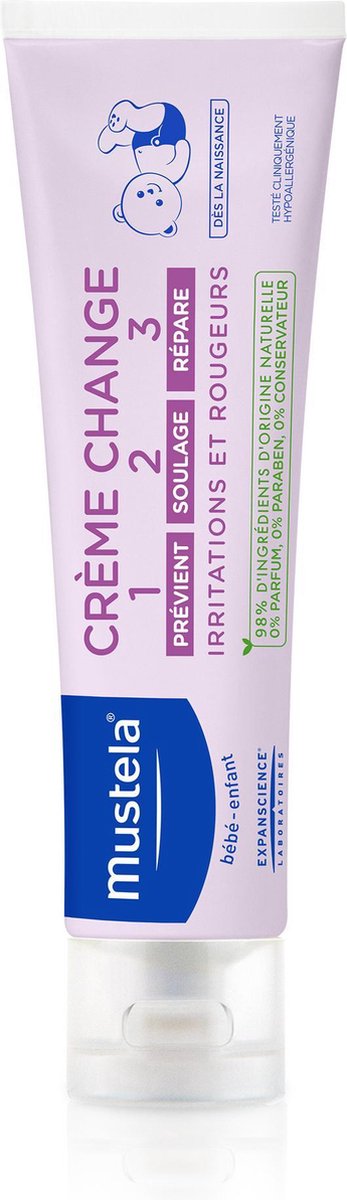 Goedkoopste Mustela Bébé Crème Change 1 2 3 - 100 ml