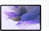 Shop4 - Samsung Galaxy Tab S7 FE 5G Glazen Screenprotector -  Gehard Glas Transparant
