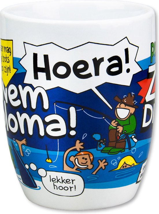 Cartoonmok – Zwemdiploma