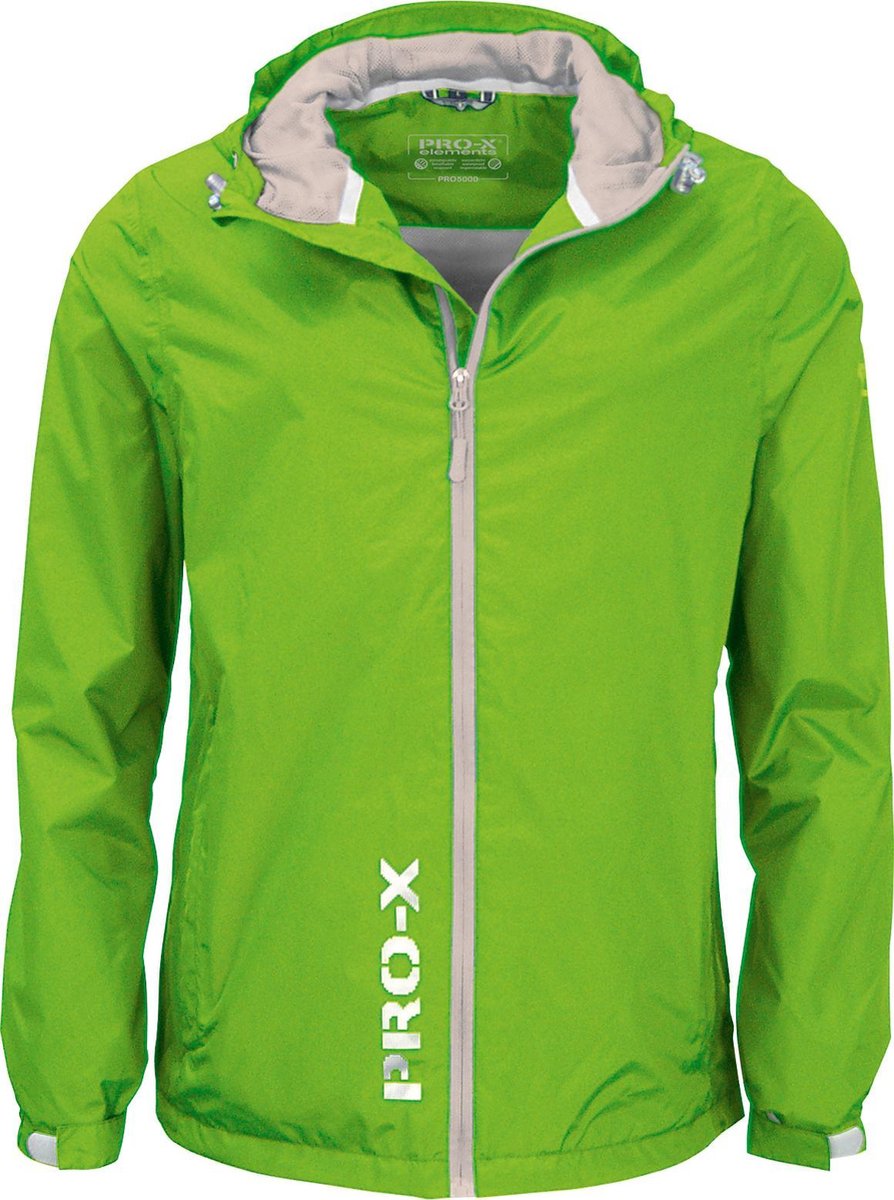 Pro-x Elements Regenjas Flashy Junior Polyamide Groen