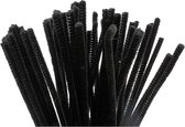 Fil Creotime Chenille 50 Pièces 30 Cm 6 Mm Noir