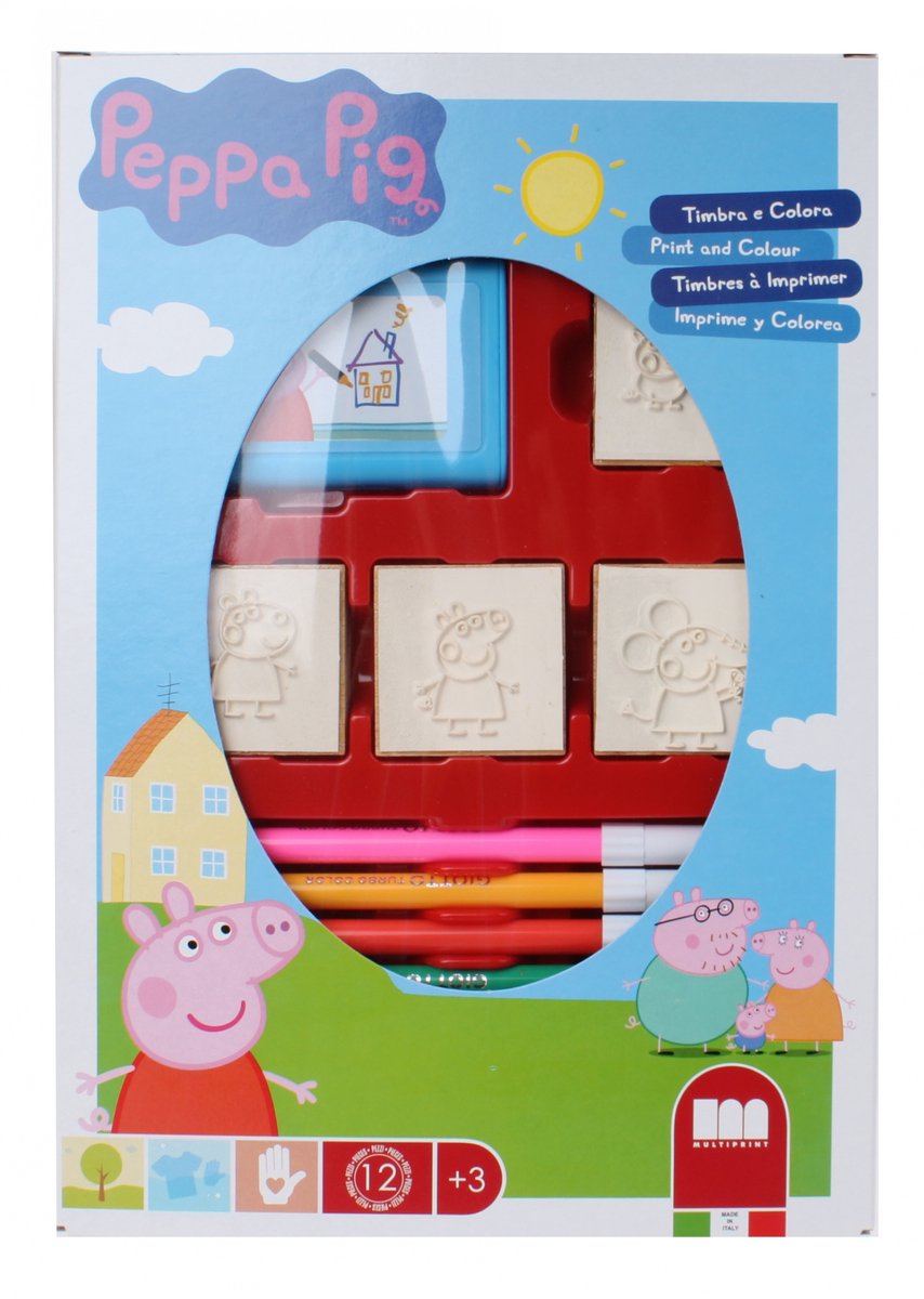 Multiprint Kleurset Peppa Pig 12-delig
