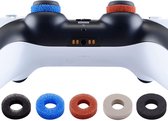 PlayStation 5 Accessoires -PlayVital 5 Pairs 4 Kleuren Thumbstick Premium Schokdemper Ring Caps Accessoires Doelhulp voor PS5 / PS4 / Xbox Serie X / S / XBOX One / Xbox 360 / voor NSP-control