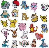 Pokémon Stickers -Nanana Pokemon Cartoon Pikachu Iron-On Patch Geborduurde Stof Patch voor Meisjes Jongens Kleding Stickers Kleding Accessoires 25 StcStrand: Nanana - (WK 02123)