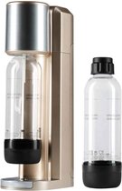 sodastream - zoomyo glaslife soda machine, water carbonator met 2 pet-flessen, elk 0,75 l-capaciteit, stopt met het slepen van waterkratten, gewoon borrelende leidingwater met koolzuurhoudend