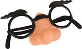 Uitdeelcadeautjes Brillen met Neus 10cm 4st