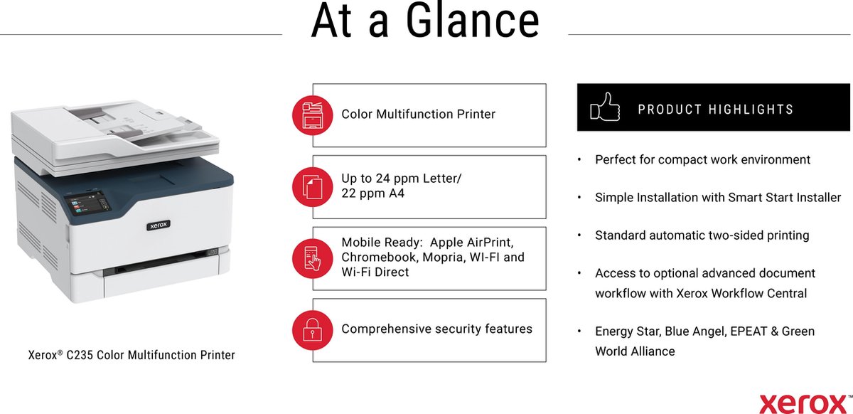 Multifunctional Laser Xerox C235 thumbnail 7