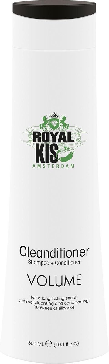 Royal KIS Cleanditioner Volume - 300ml - Normale shampoo vrouwen - Voor Alle haartypes
