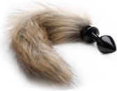 Fox Tail Buttplug - Black