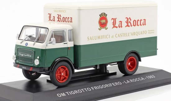 ATLAS Om II SERIE TIGROTTO FRIGORIFERO 'LA ROCCA' 1963 schaalmodel 1:43